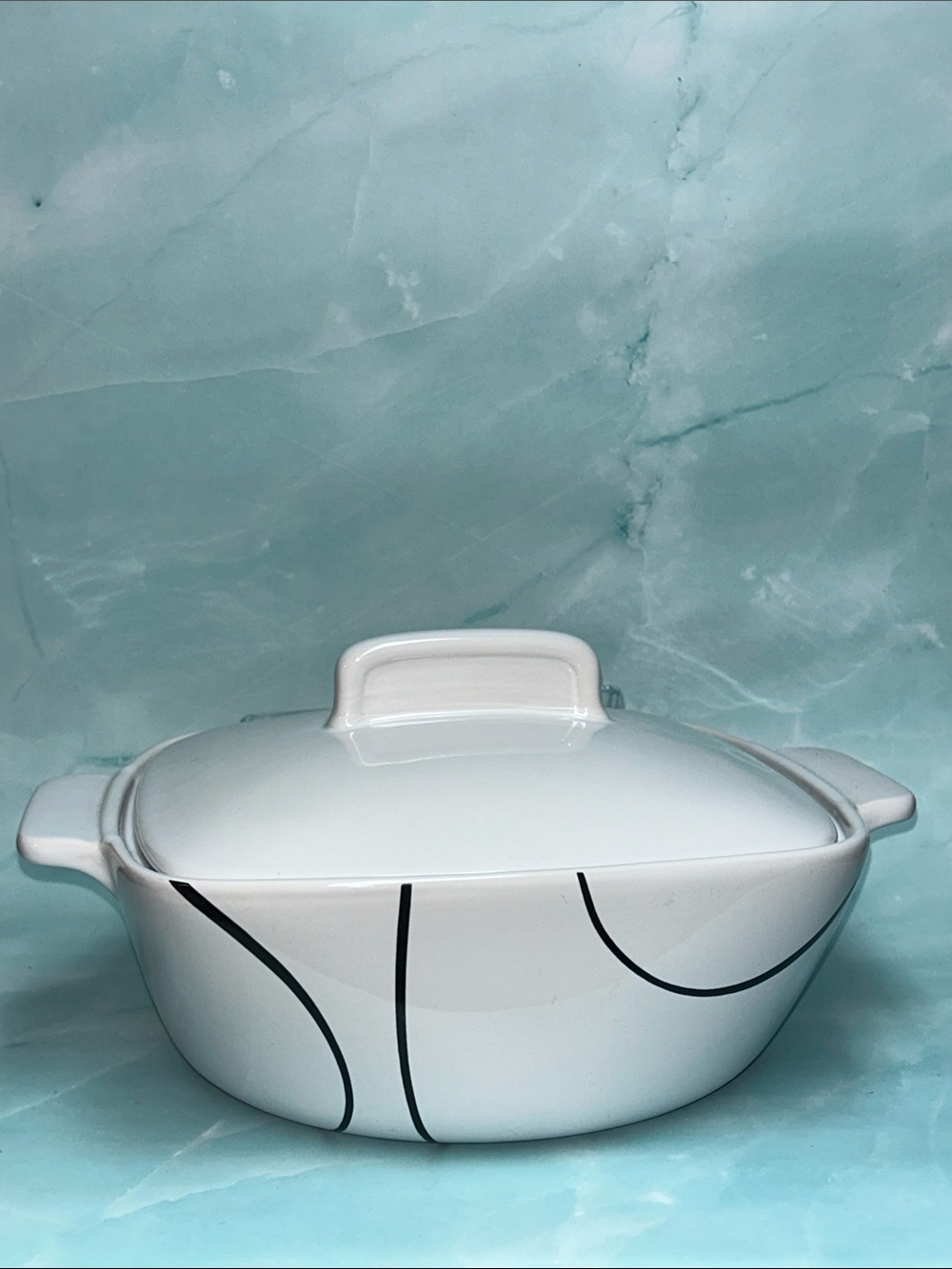 Corelle Coordinates Simple Lines 2 piece Casserole 2,5 Qt